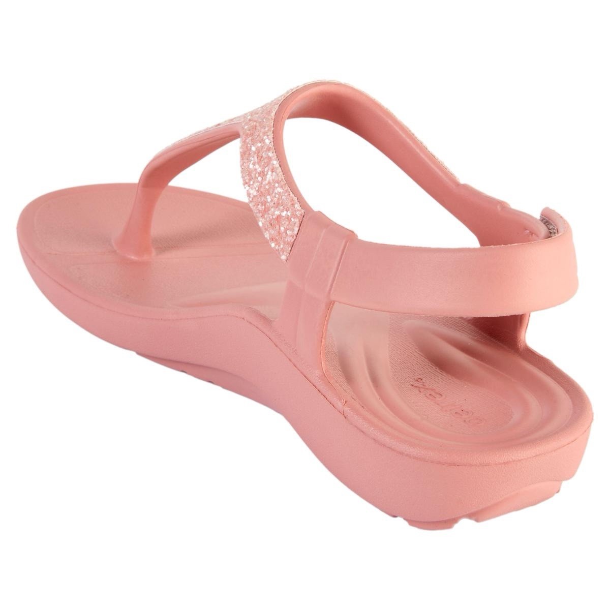 Aetrex Parker Sparkle EVA Arch-Support Thong Waterproof Sandal Rose EUR 41 US 10
