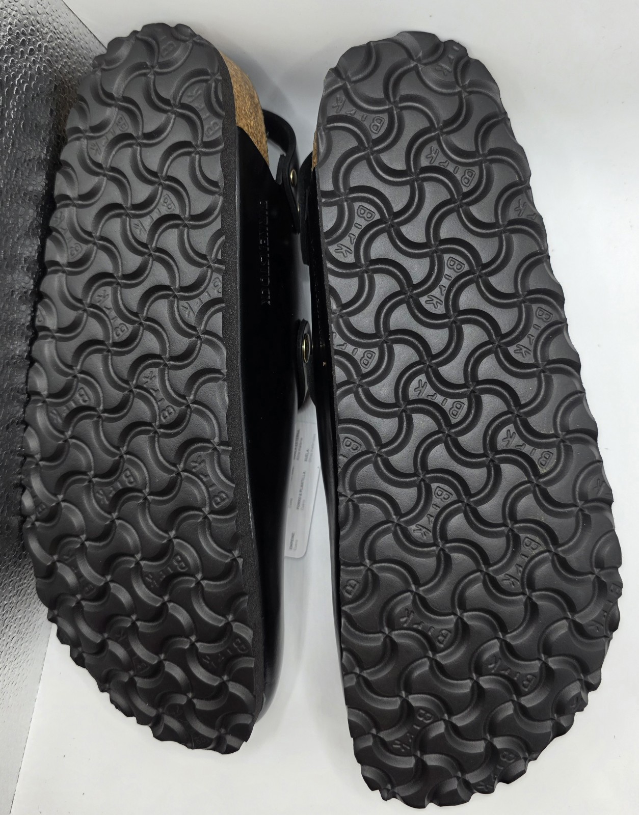 Birkenstock Tokyo II Natural Leather Black Amalfi Color Narrow