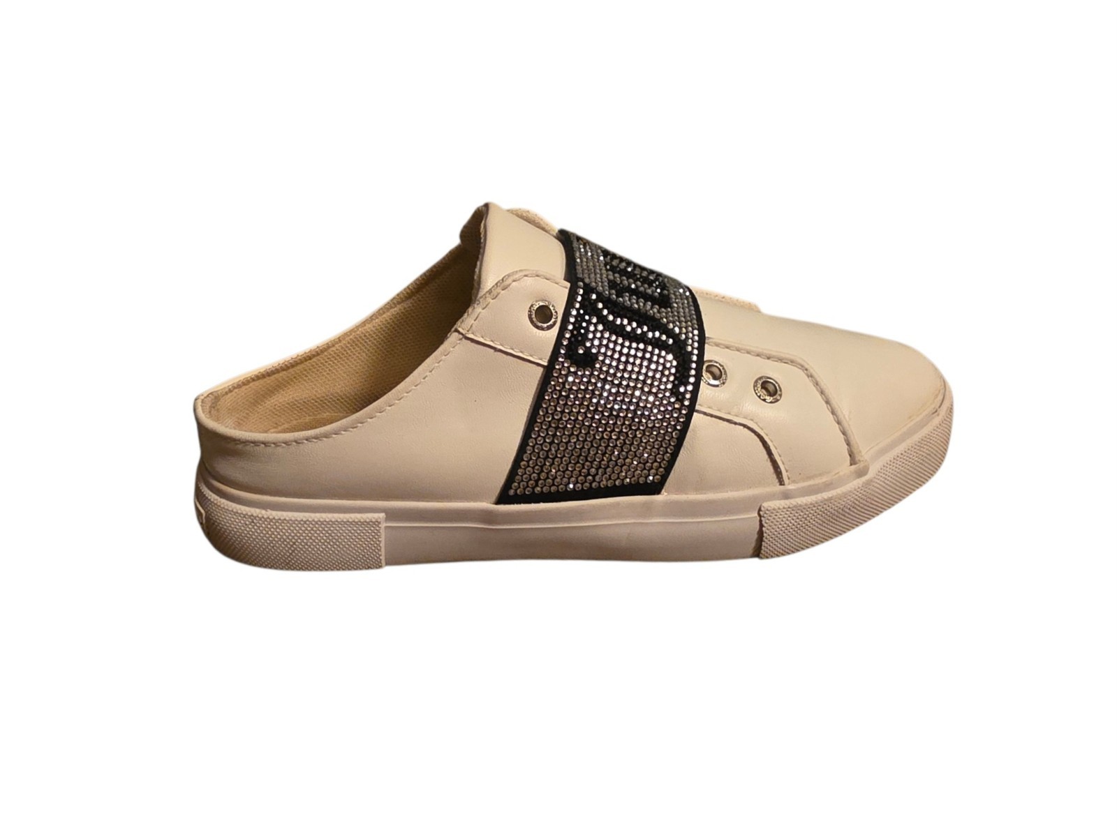 Juicy Couture Charliez Slip-On Fashion Sneaker White Women 6.5 Y2K Trashy Chic