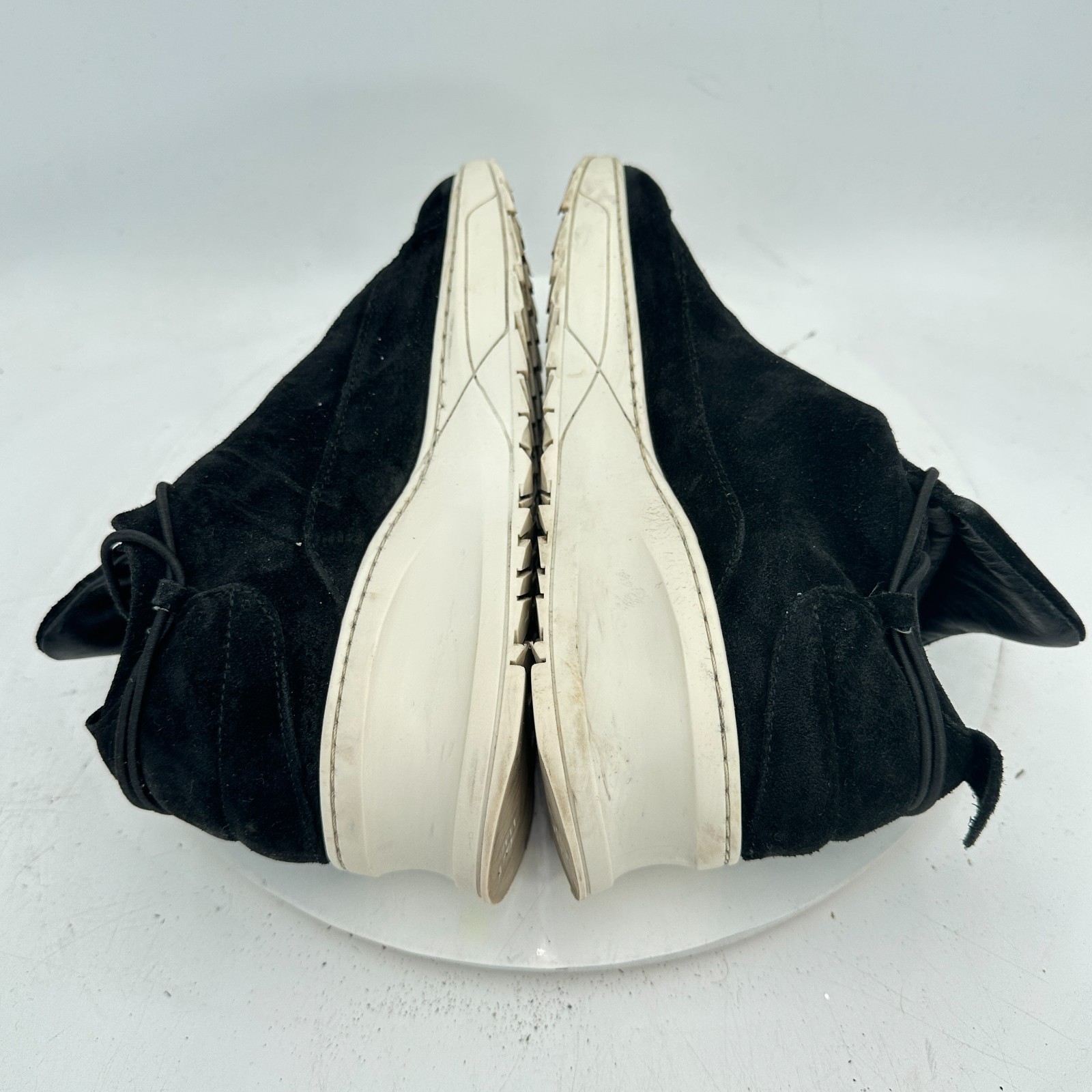 Filling Pieces Women Size EU 38 US 8 Black Suede White Sole Low Top Shoes