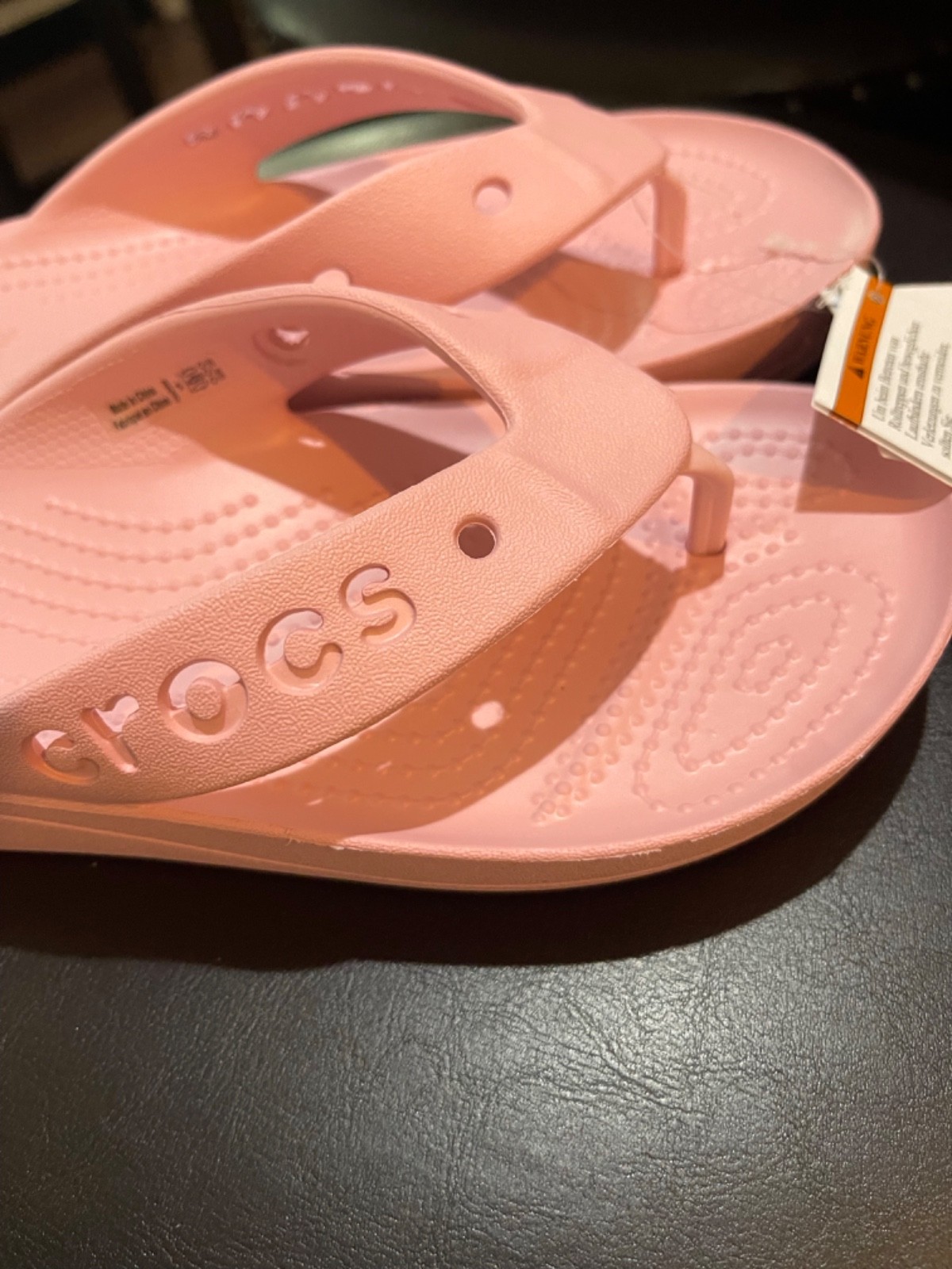 Crocs Baya Platform Flip Flop Pink Size 6 New with tags
