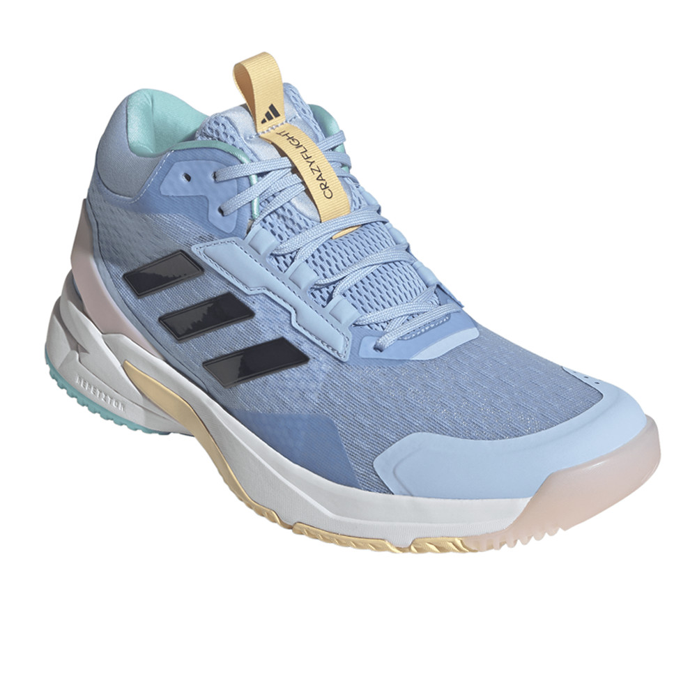 adidas Crazyflight 6 Mid Indoor Volleyball Womens Blue Sneakers Athletic Shoes