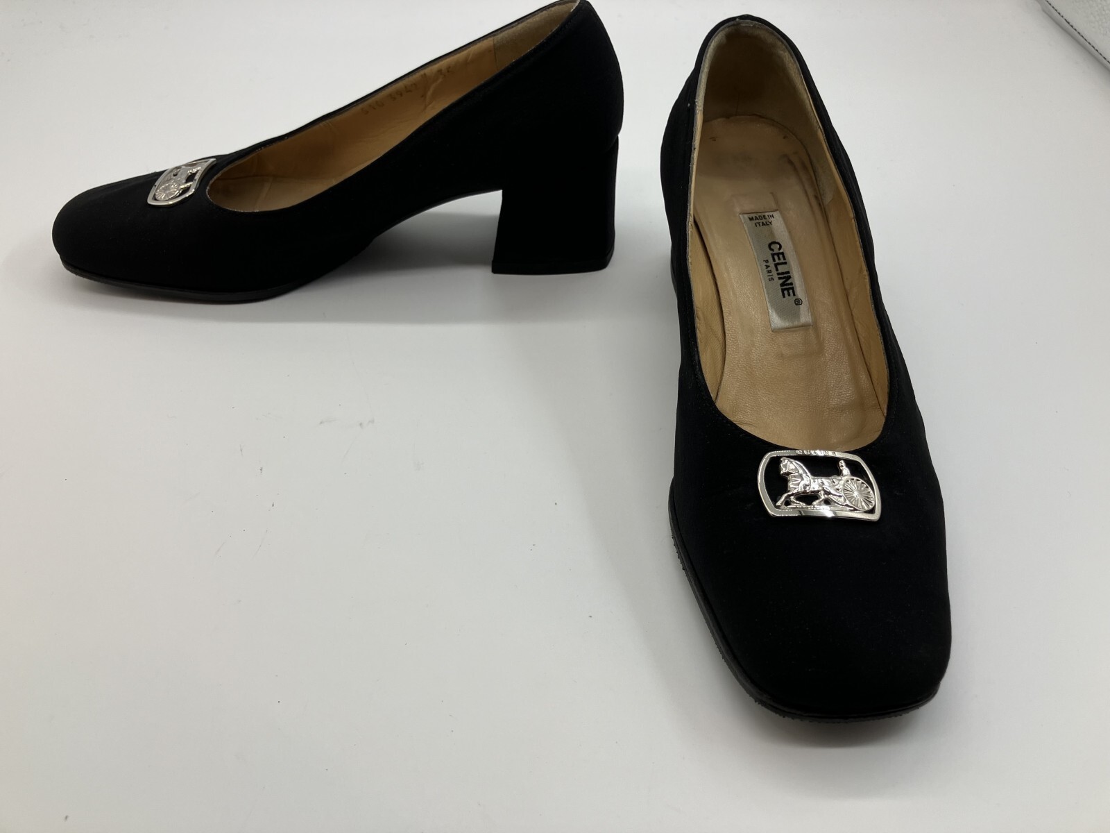Celine Pumps Black (JP35)(US 5.5)(22.5cm)(8.86 inch) Free Shipping