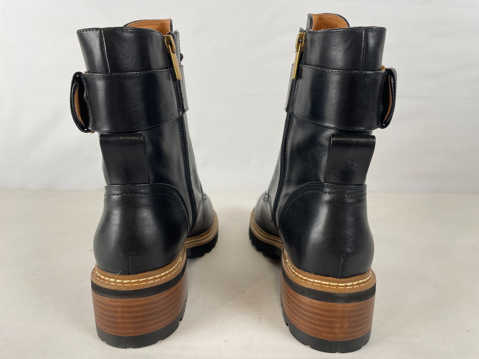 EOS Line Women’s Combat Boots, Black, US 9.5-10 / EU 40