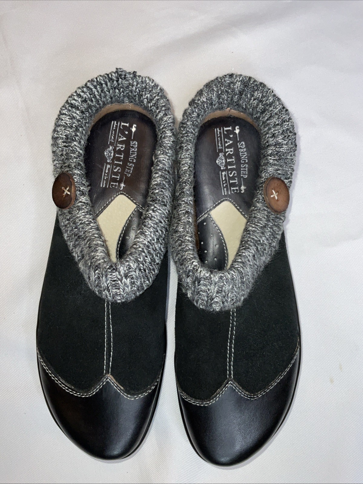 Women’s L Artiste Spring Step Svetlana Winter Clog Size 39 Euro 8.5 Comfort