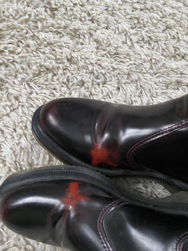 Women Dr Martens boots black leather 38 #3K6O