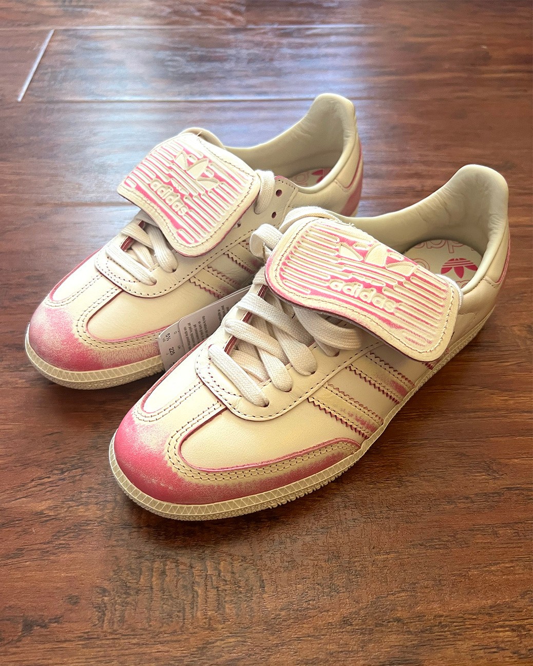 Adidas Samba LT Color Fade Cream Shock Pink Womens Shoes Size 5.5 NEW no Box