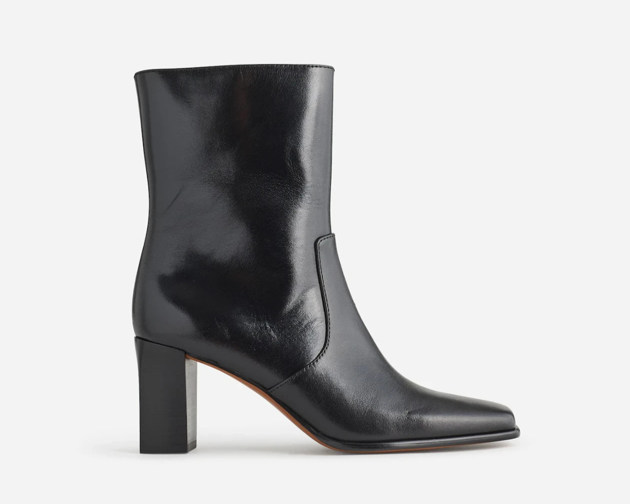 Madewell The Zane Ankle Boot in Leather NR877, True Black, US 11