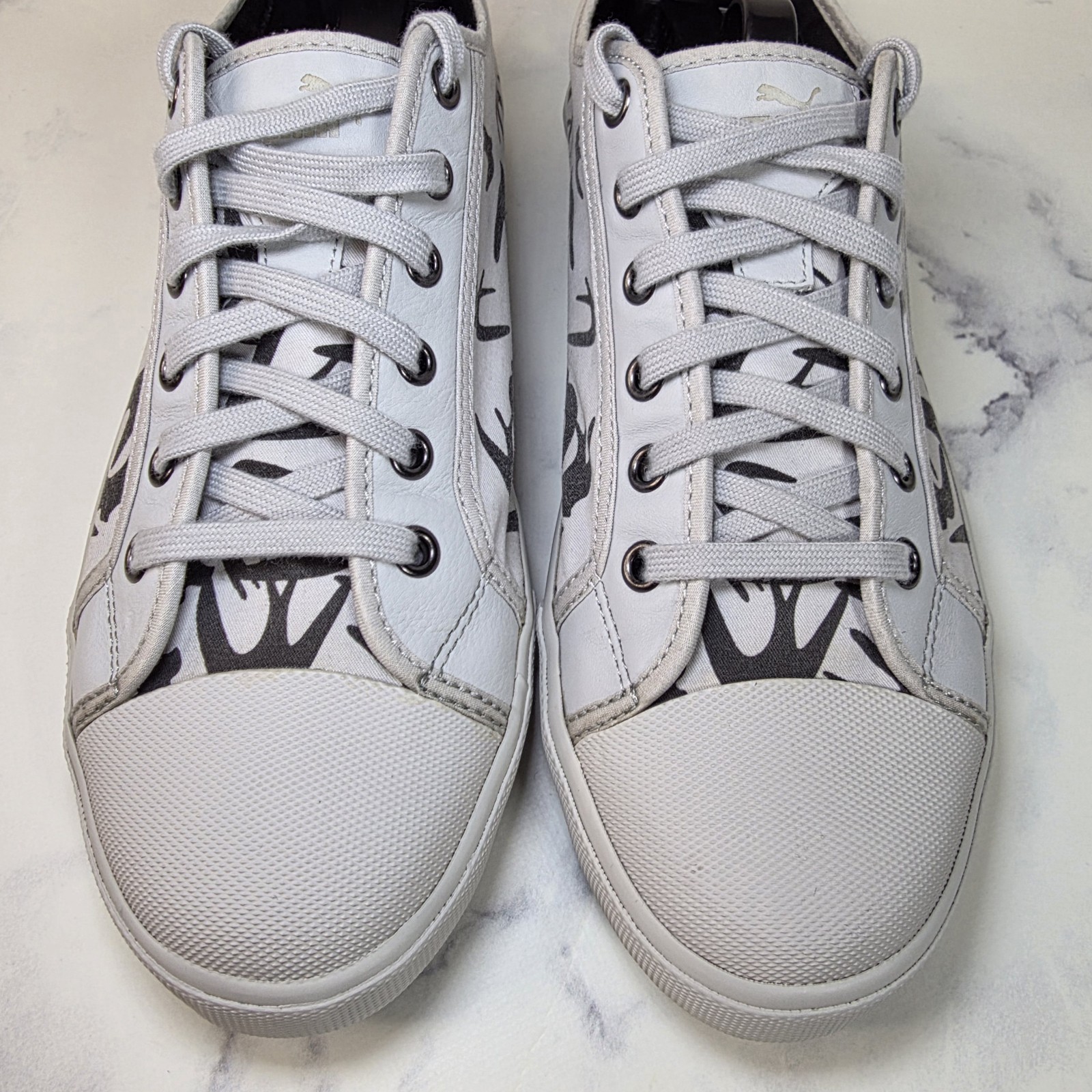 Puma x Alexander McQueen McQ Swallow Swarm Gray Canvas Low Top Sneaker W Size 10