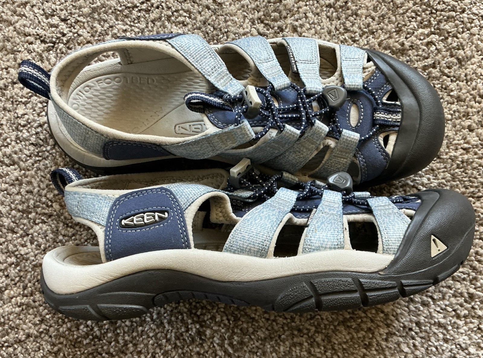 Keen Newport H2 Women’s Waterproof Sandals Light Blue size 10