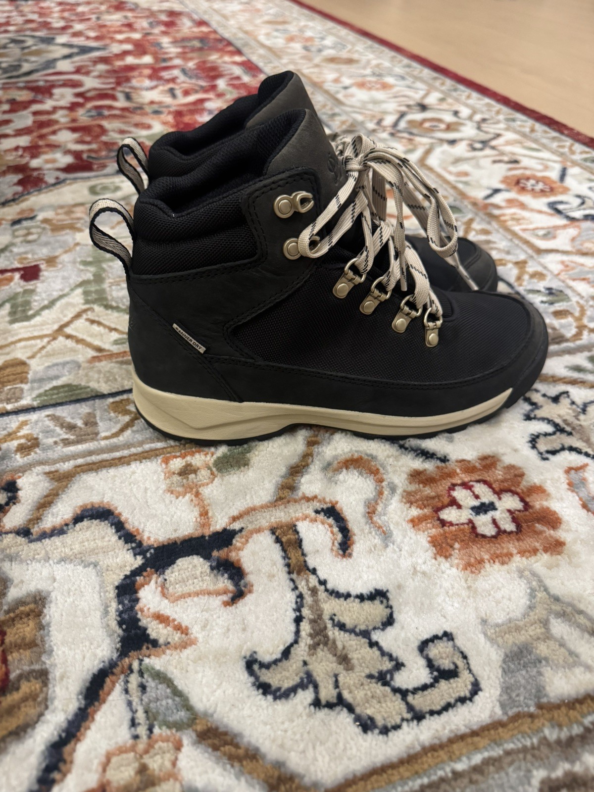 Danner Adrika Mid Women’s Hiking Boots Black Waterproof Trail Shoes Size 6.5