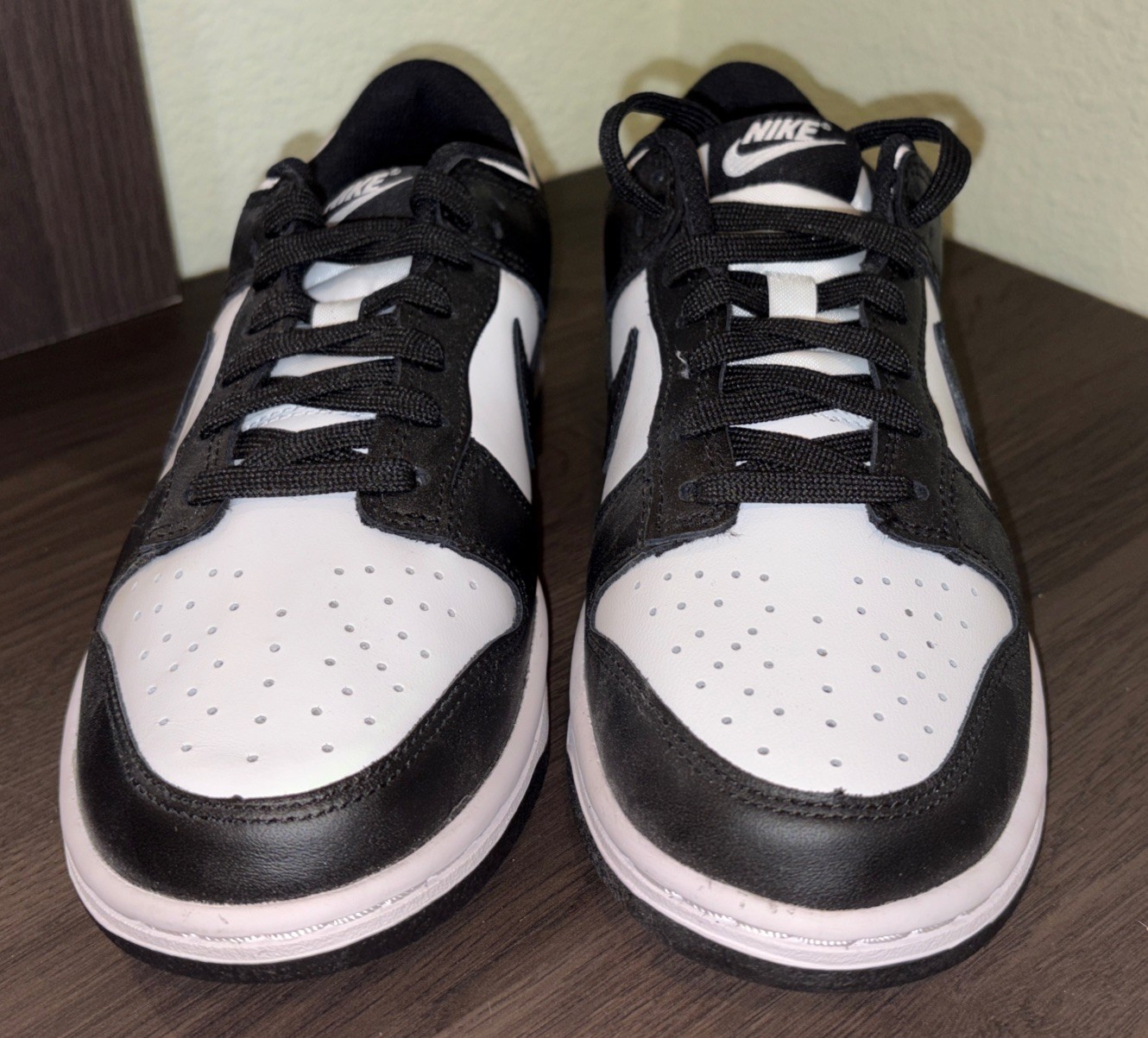 Nike Dunk Low Black White Women’s Sz 7.5 New Without Box