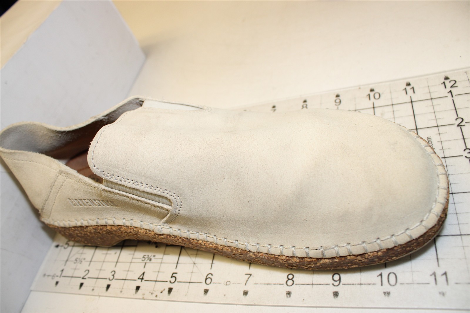 Birkenstock Callan Suede Slip On Loafers Womens 10 N 41 Mens 8 Light Beige Shoes