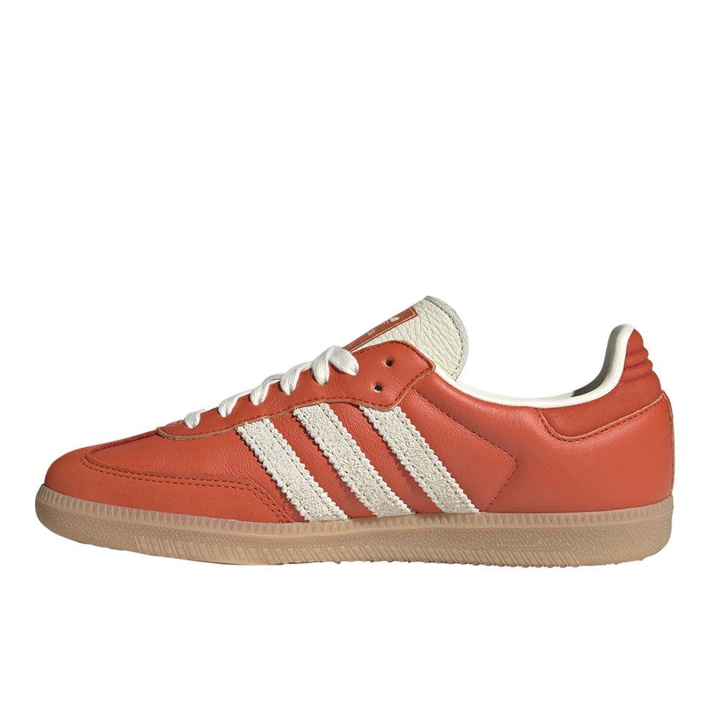 adidas Samba Og Lace Up Womens Orange Sneakers Casual Shoes JI2737