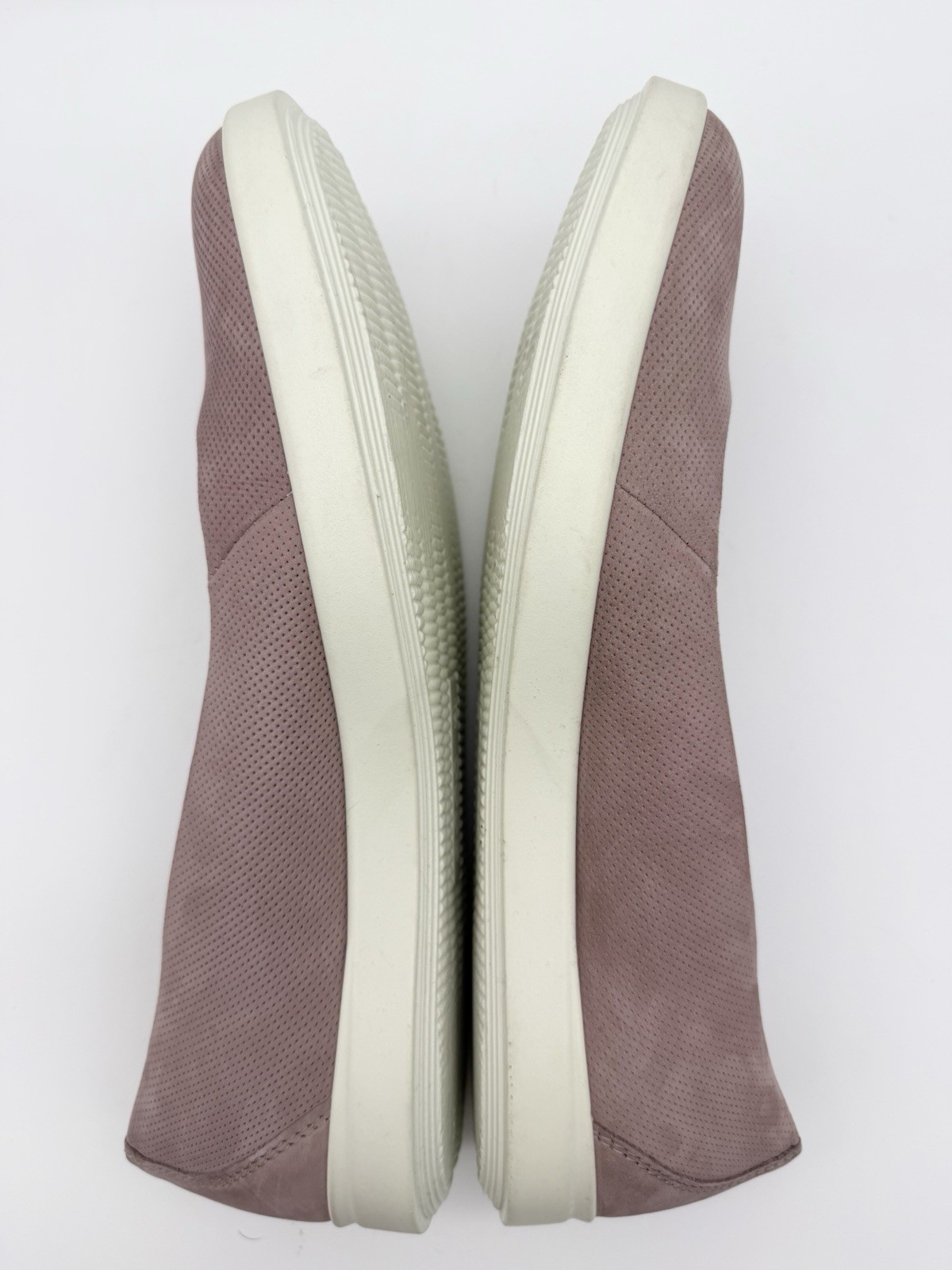 ECCO Women’s US 10/10.5 EU 41 Dusty Rose Suede Barentz Ballerina Slip On Flats