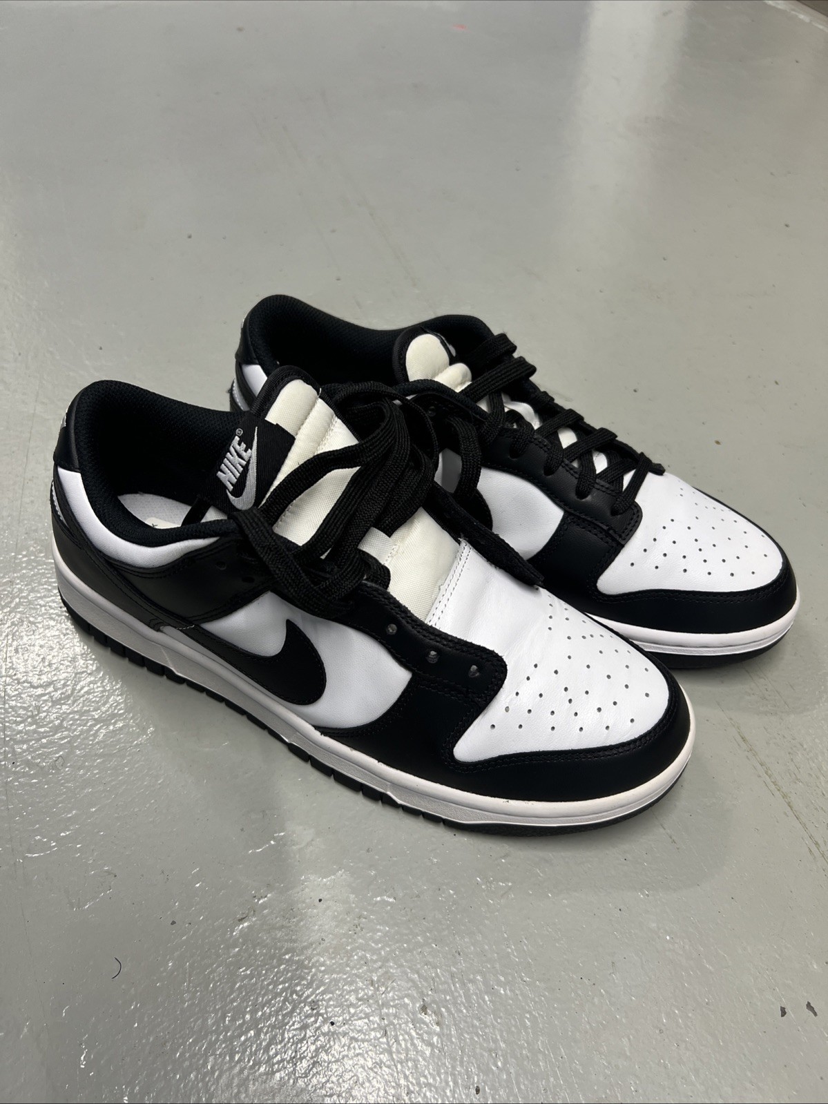 Nike Dunk Low Retro White Black Panda Womens Size 11 DD1503-101
