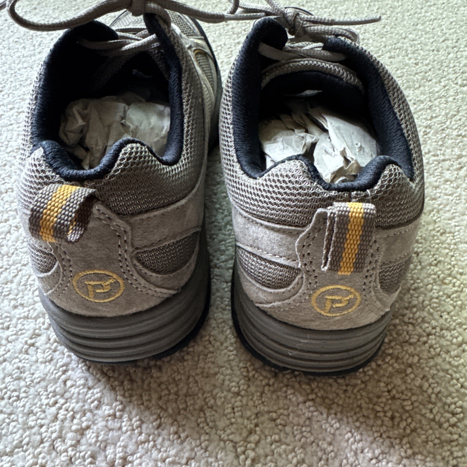 Propet Stability Miranda W5503 Womens Gunsmoke Gold Sneakers Shoes 7 AA (N)-NEW