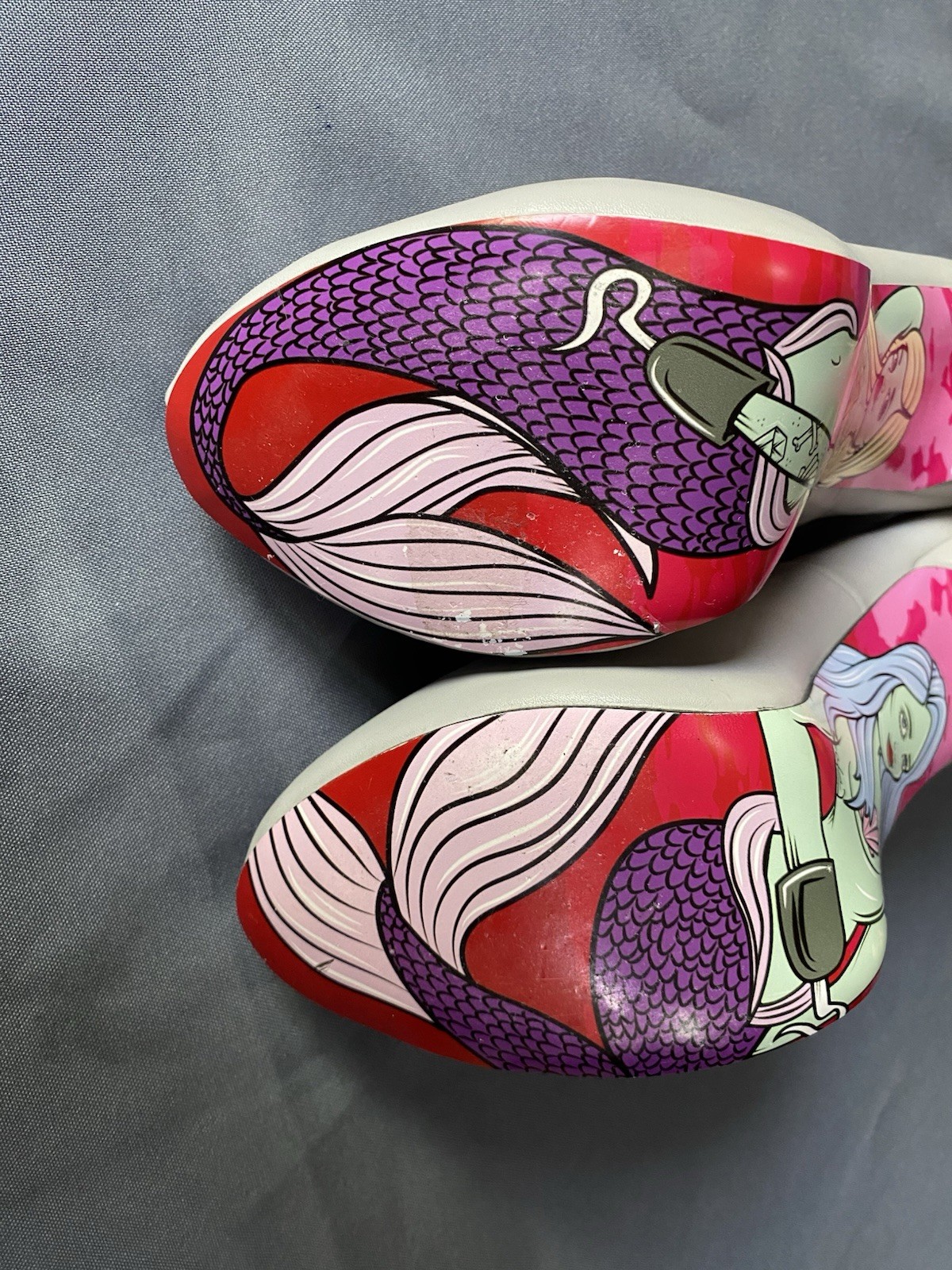 Taylor Reeve platform heels Pumps Shark And Mermaid Design Sole 8M