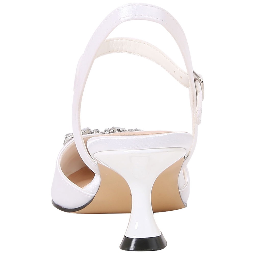 Lady Couture 2″ Heel Classy Pump in White