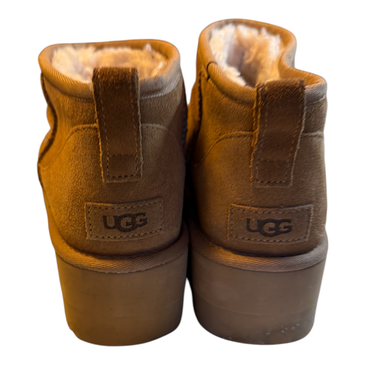Ugg Classic Ultra Mini Women’s Size 10 Chestnut Boots 1135092 EUC