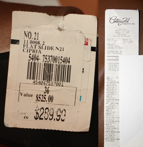Nº21 cipria satin flat bow mules sz US 6/ IT 36 $525