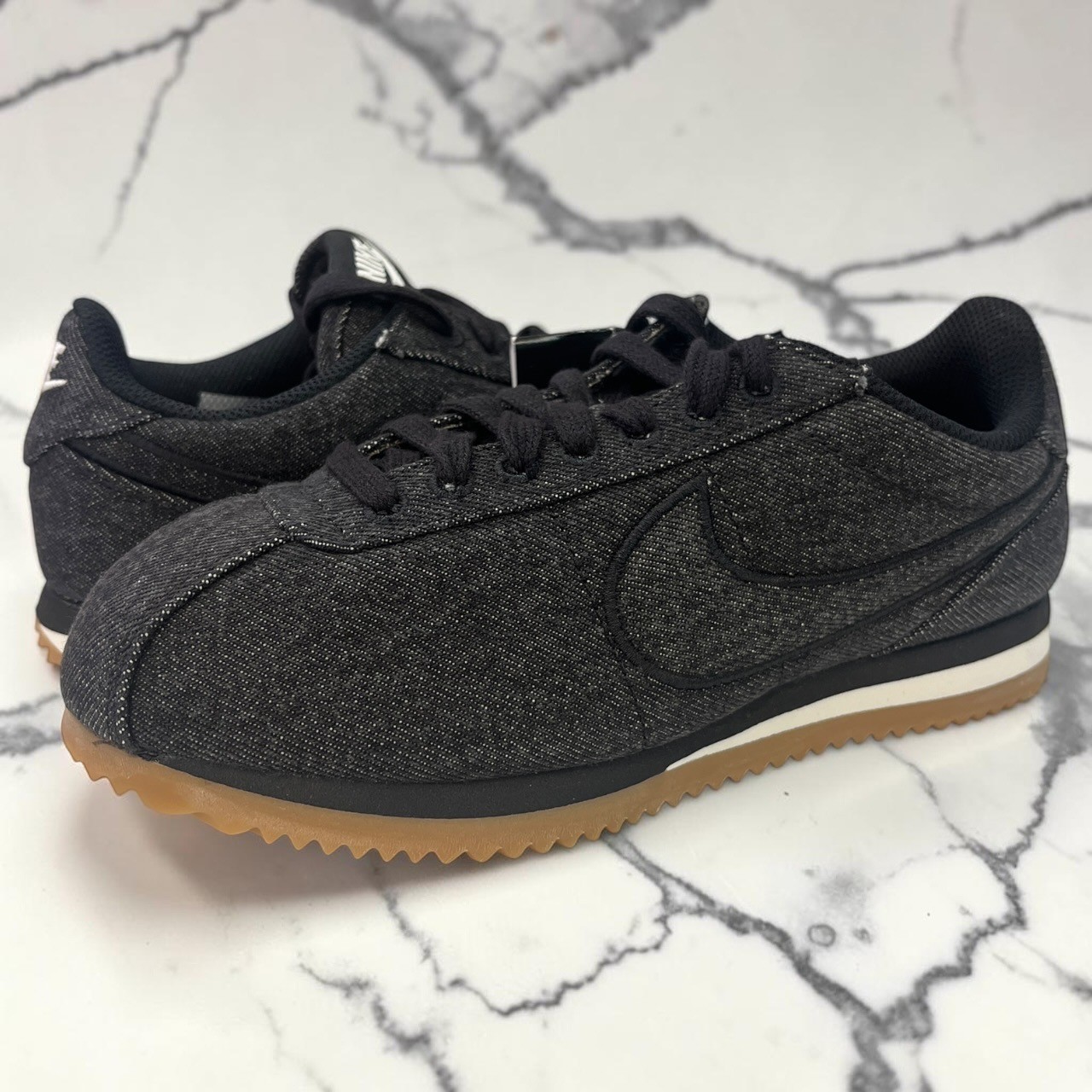 Nike Cortez TXT Black Denim IM8052-010 Women’s Size 5.5-12