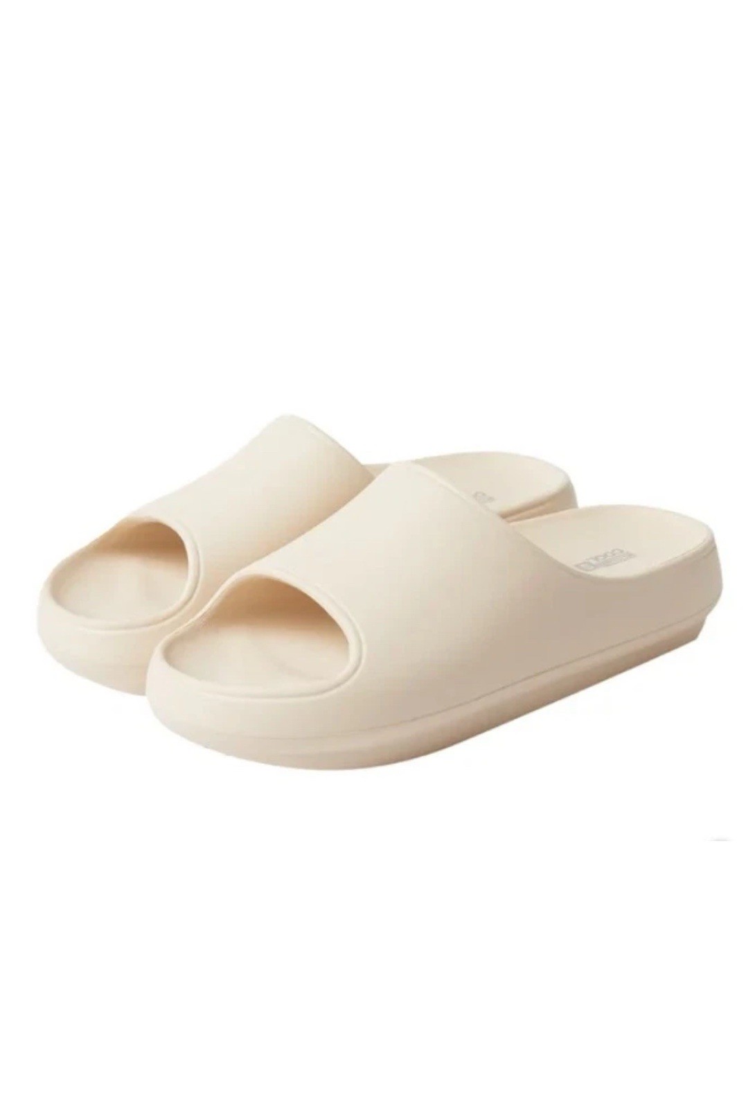 32 Degrees Unisex Size Large (W 9-10 / M 7-8) Cushion Slide Sandal, Cream