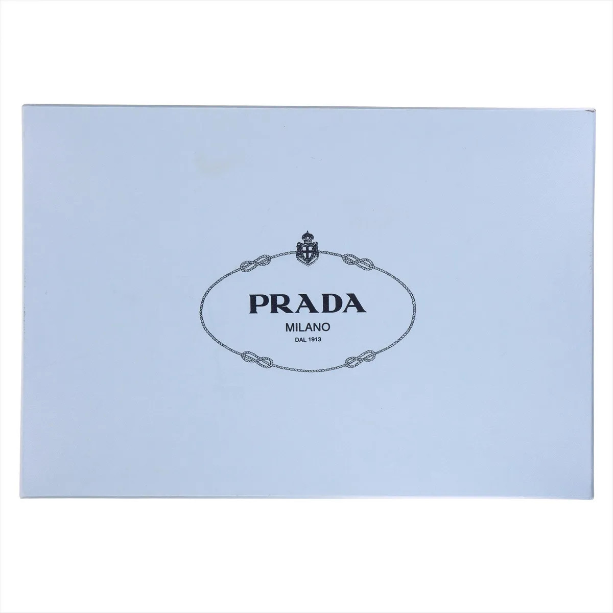 Prada Triangle logo Leather Long boots 36 Ladies’ Black Boa Comes with box
