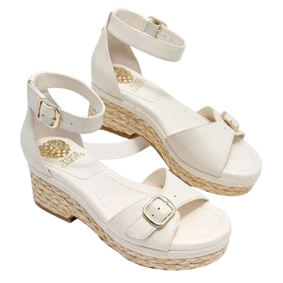 New Vince Camuto Meterry Espadrille Wedge Sandals Women’s Size 8 Bohemian Summer