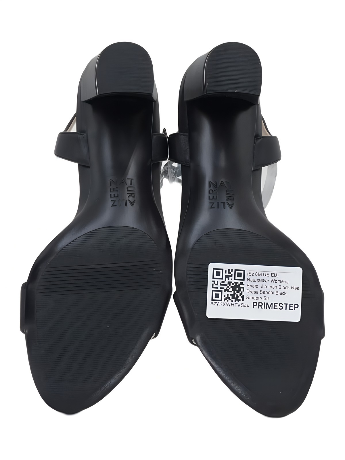 Naturalizer Bristol 2.5in Block Heel Dress Sandal Black US 6 EU 36