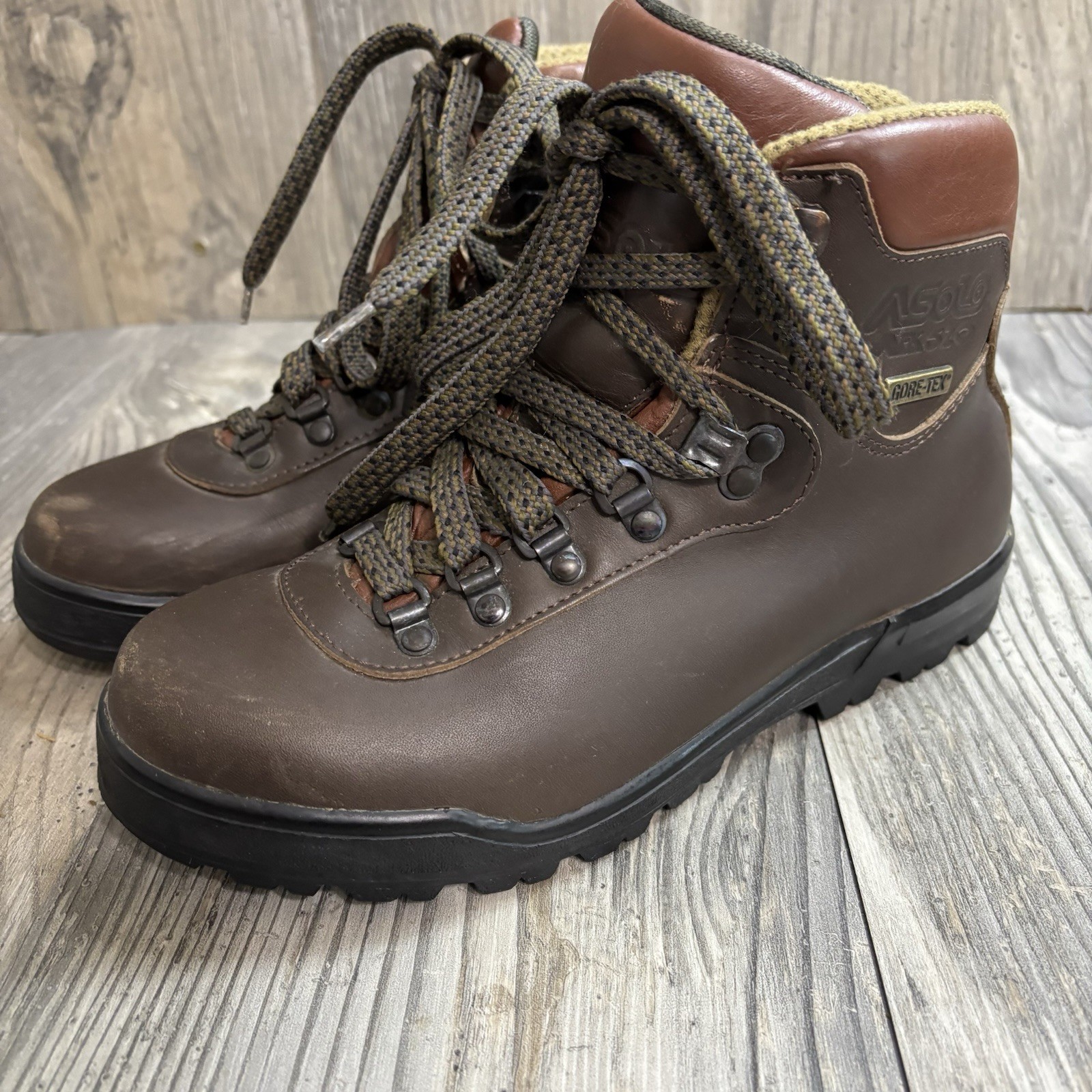 Aslo AFX 520 Womens 7 Brown leather Gortex hiking boots EU 38 2/3