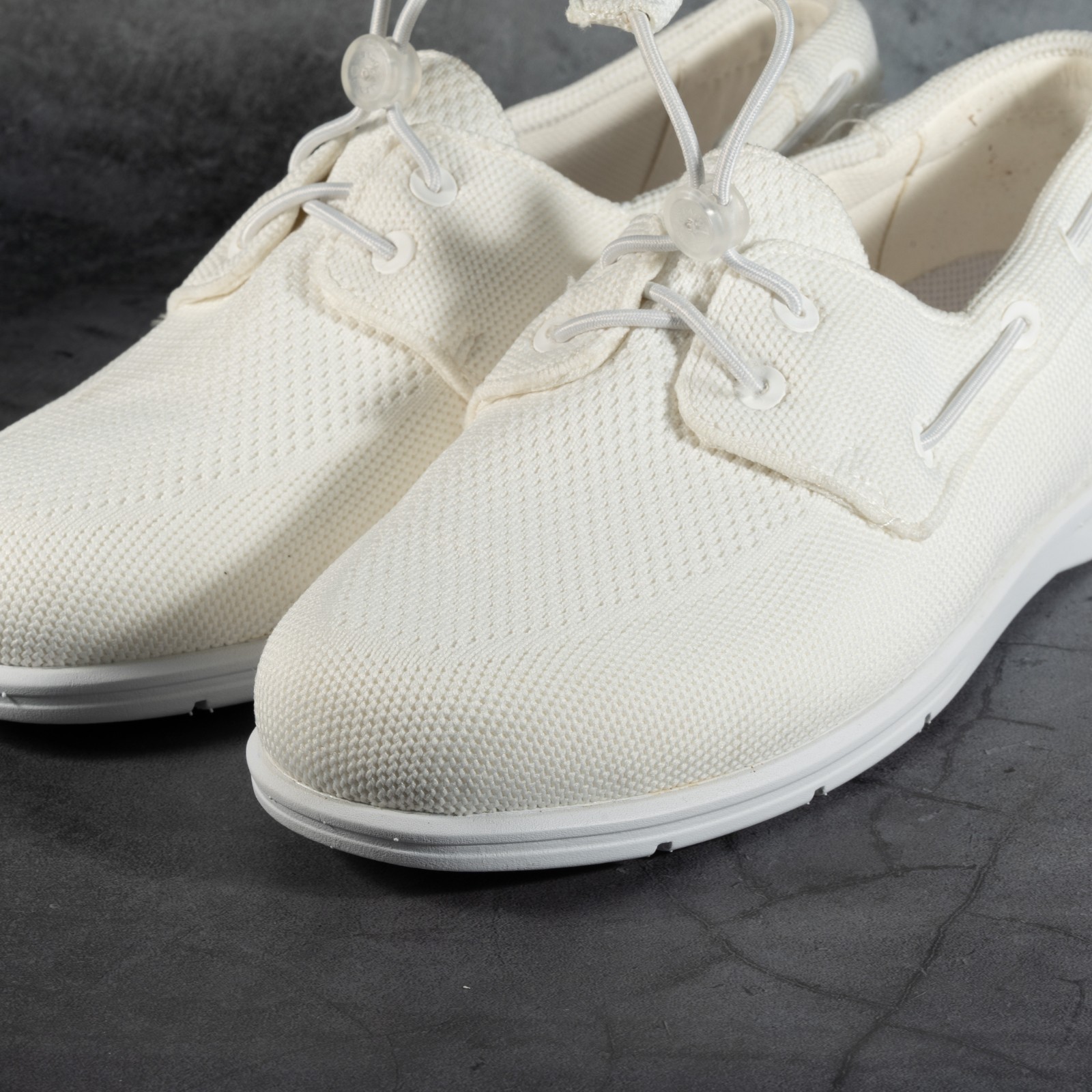 SEBAGO Monterey Textile Boat Shoes Color White Color Womens Size 8.5