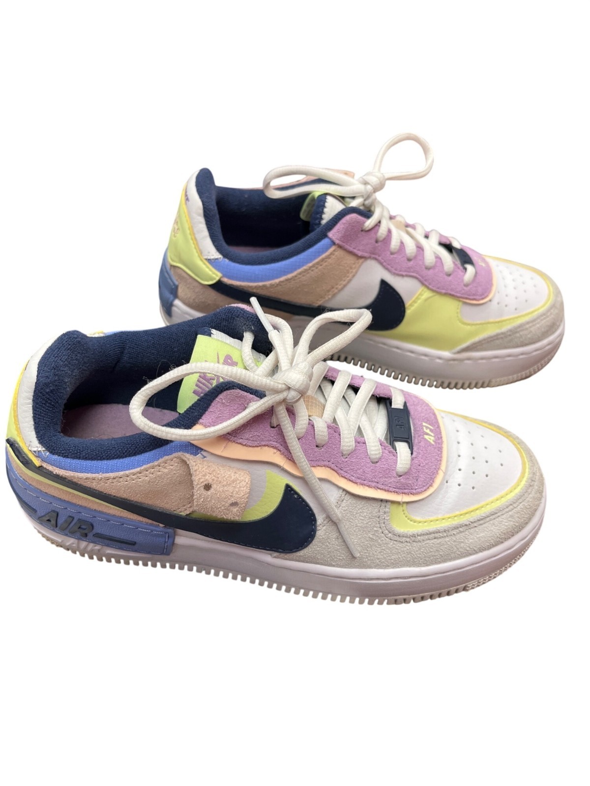 Nike Af1 Shadow Crimson womans multicolor low top sneakers sz 7 SKU 10-232