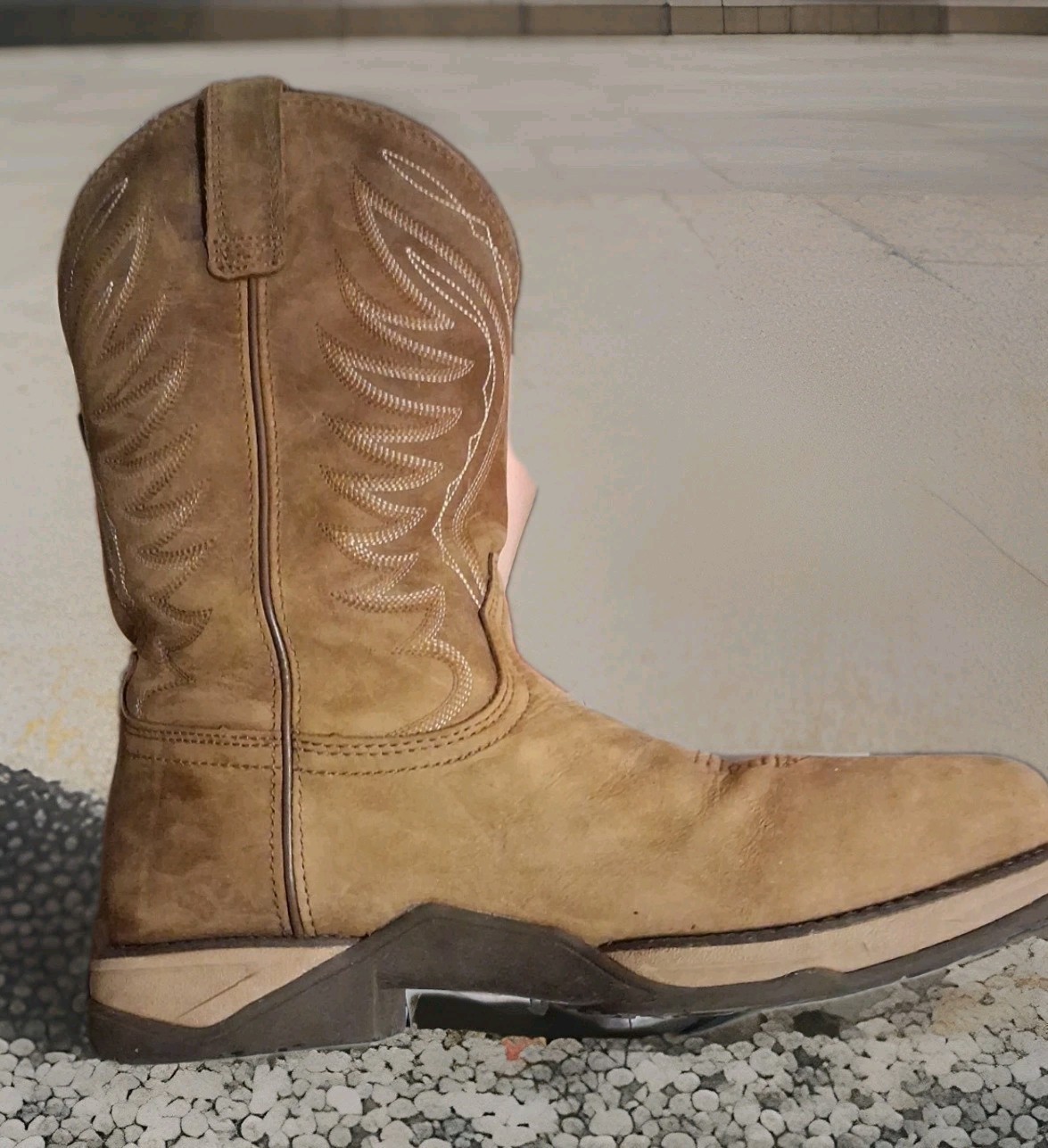 Ariat Womens Size 10B Brown Leather Western Cowboy Boots