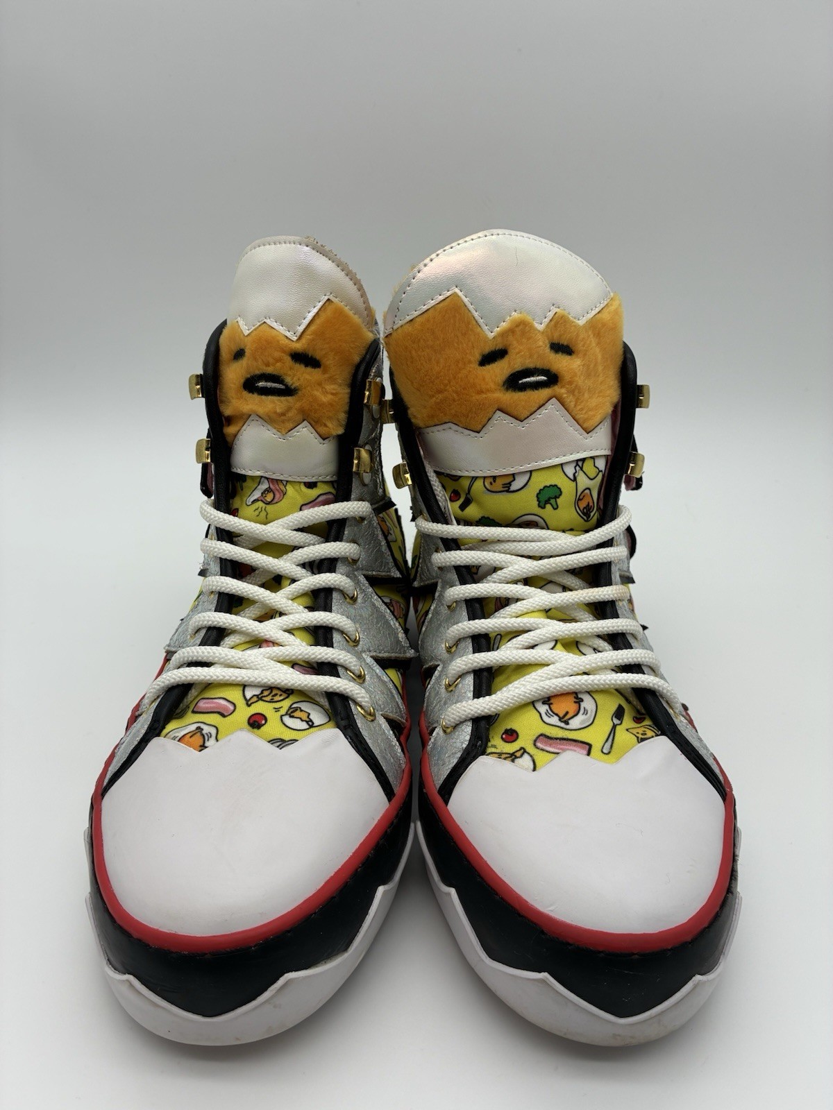 Irregular Choice x Hello Kitty & Friends GUdetama You Crack Me Up Sneakers Sz 39