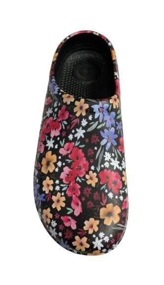 totes Women’s Ultra Tough Super Comfy Lightweight Size 10 Floral Gardening Clog