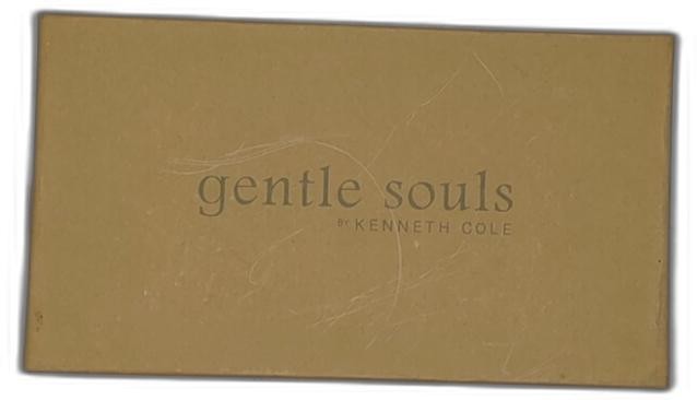 Gentle Souls By Kenneth Cole Women’s Hudson Flat Sandal, Light Blue Suede, 9
