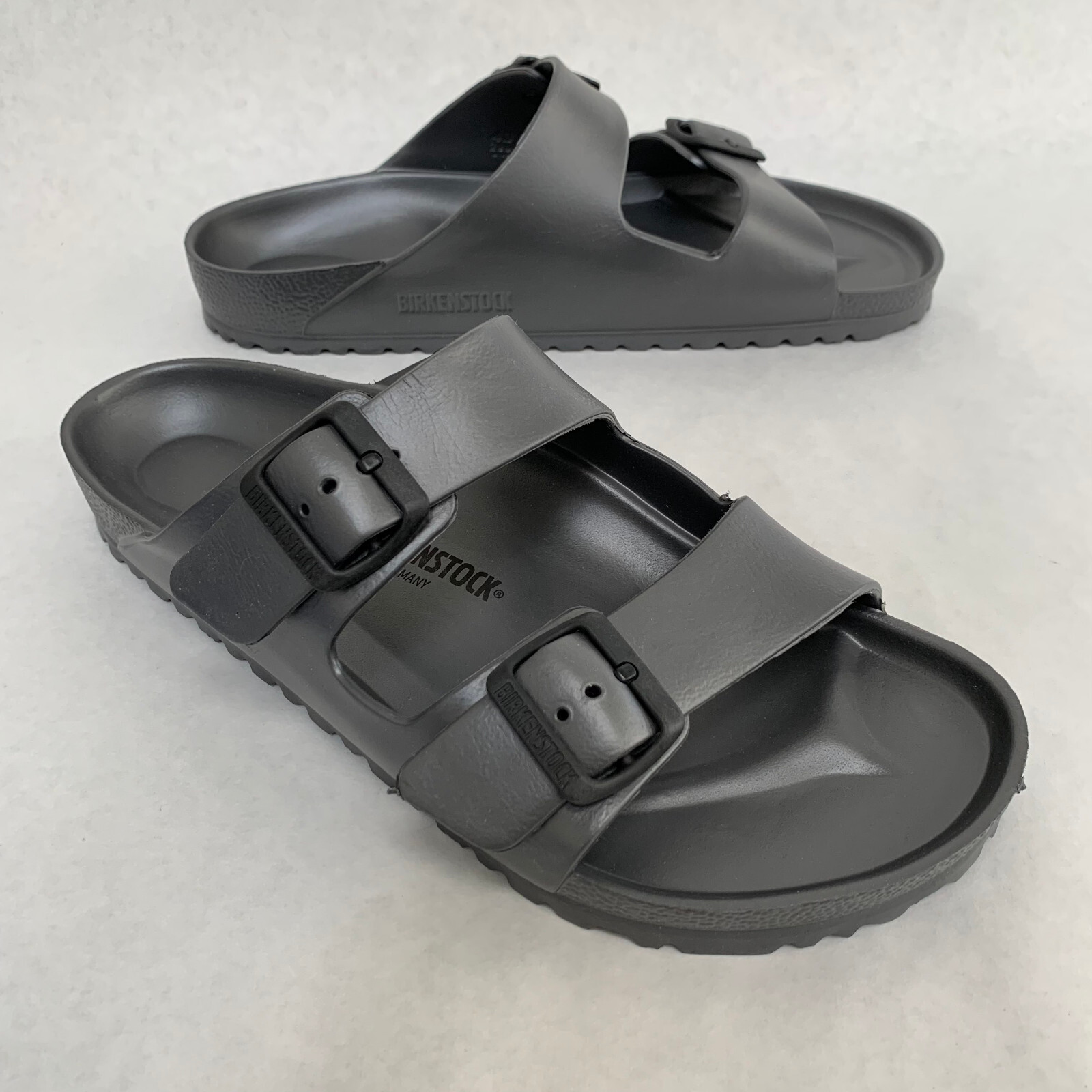 New with Box Birkenstock Arizona EVA Anthracite Regular – Select Size