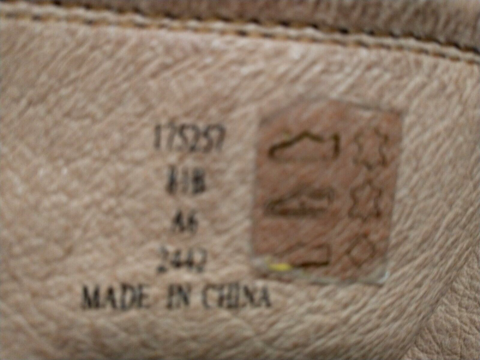 Lands’ End Women Deep Brown Leather Suede 62284 Front Zip Mid Calf Moc Boot 8.5B
