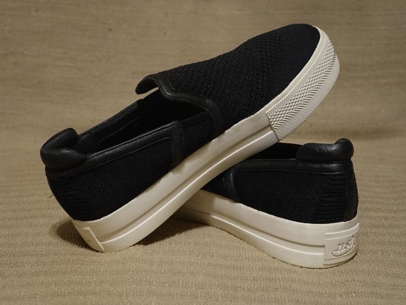 Women Ash Loafers Black Knit 37