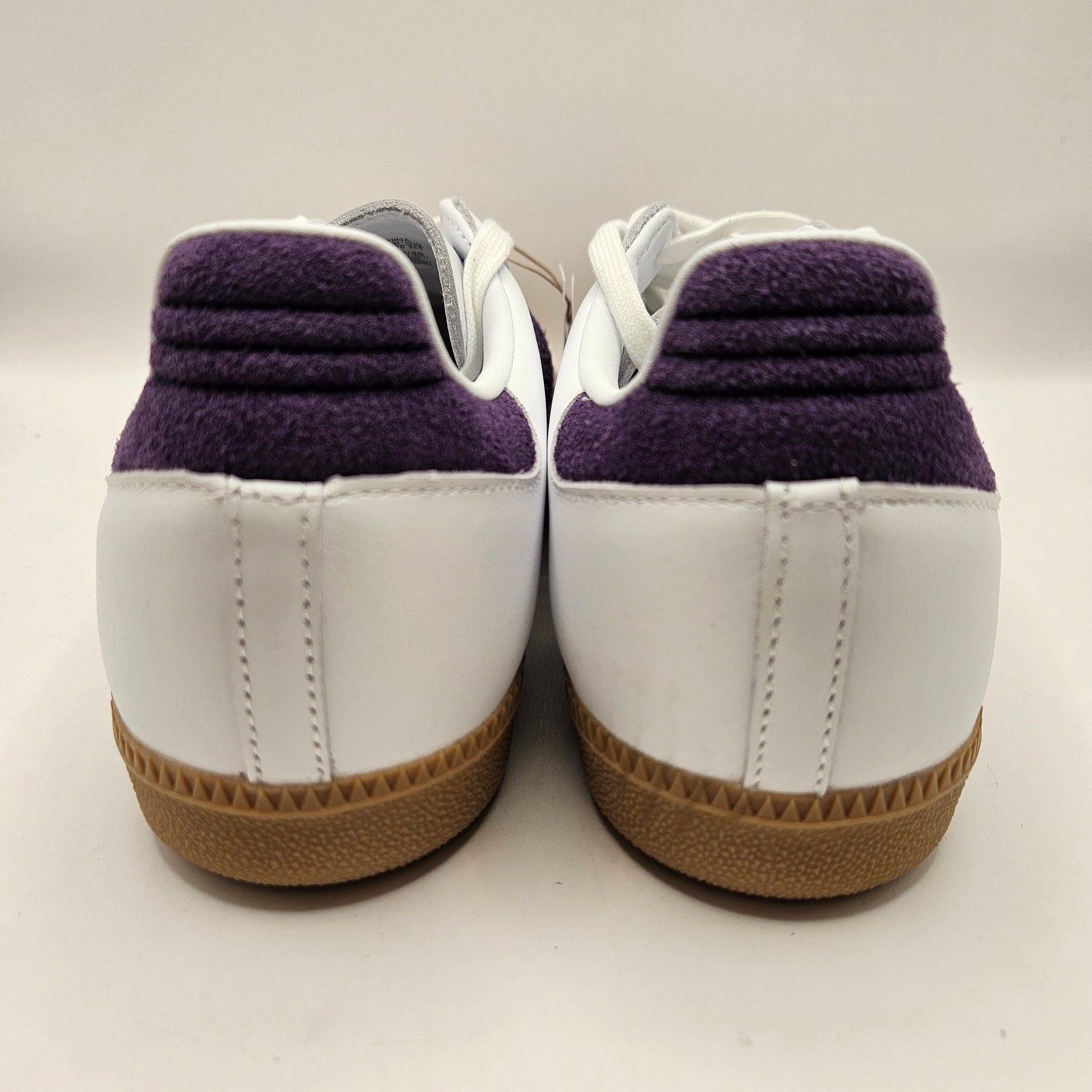 ADIDAS ORIGINALS WOMEN’S 10 SAMBA OG WHITE ALUMINA AURORA PLUM NWOB JS1392