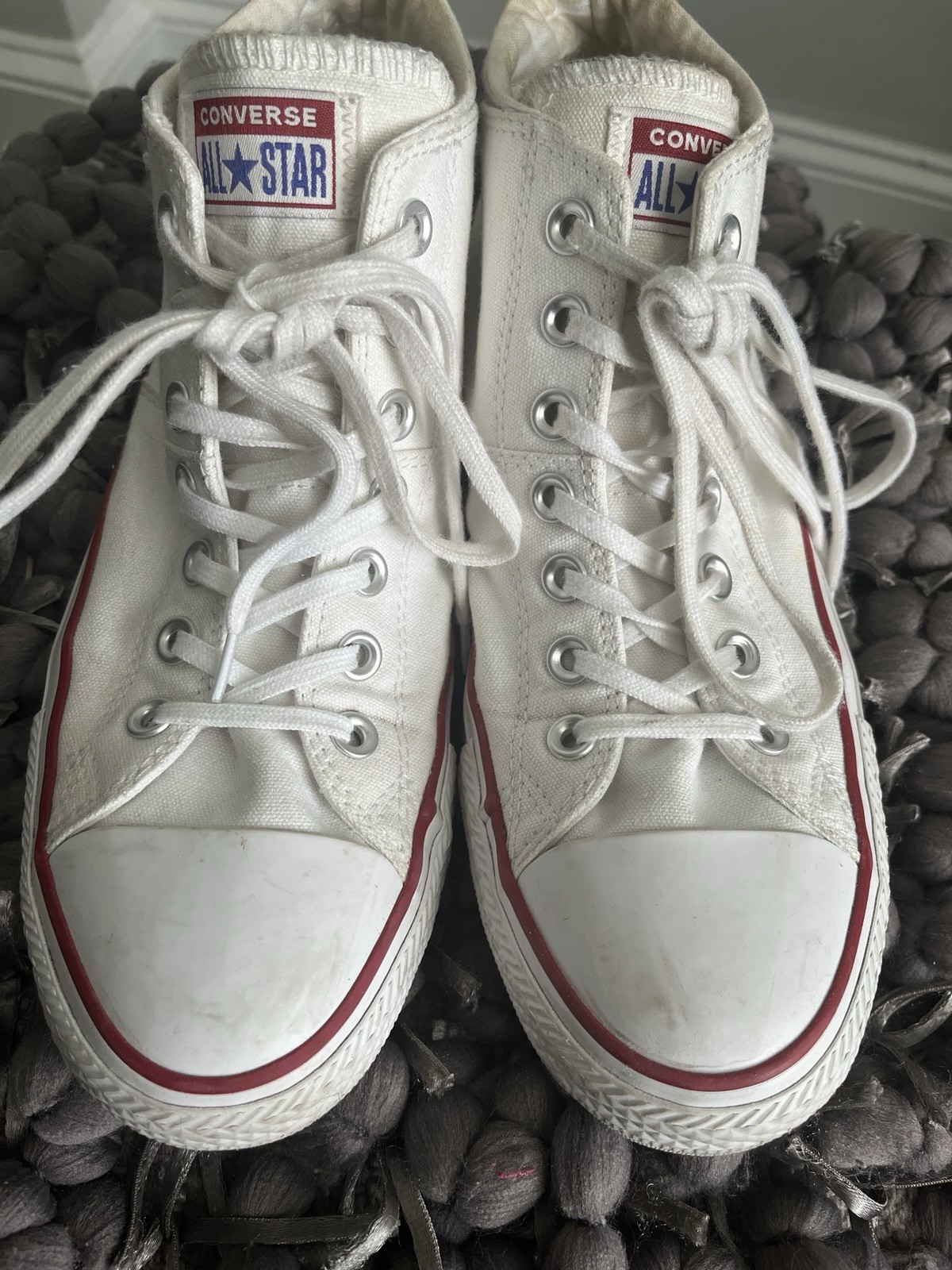 Converse All Star Chuck Taylor Madison Mid Triple White Lace 563511F Sneakers 10