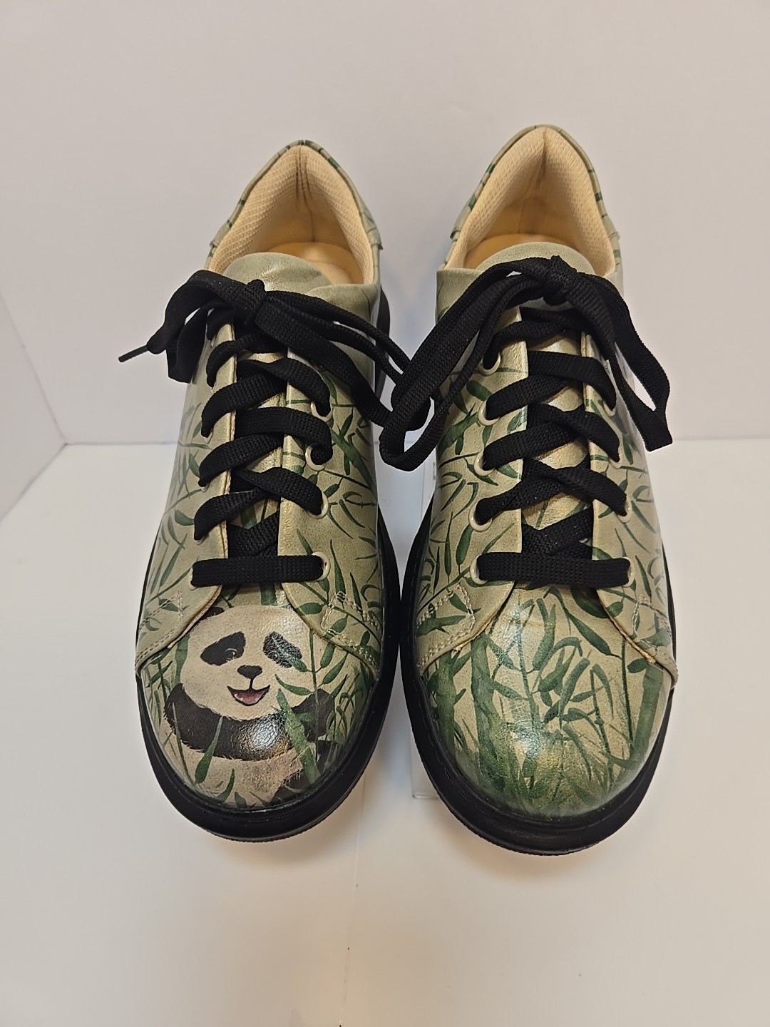Dogo Shoes Myra Women’s Vegan Leather Panda Sneakers EUR 40 / US 9 M