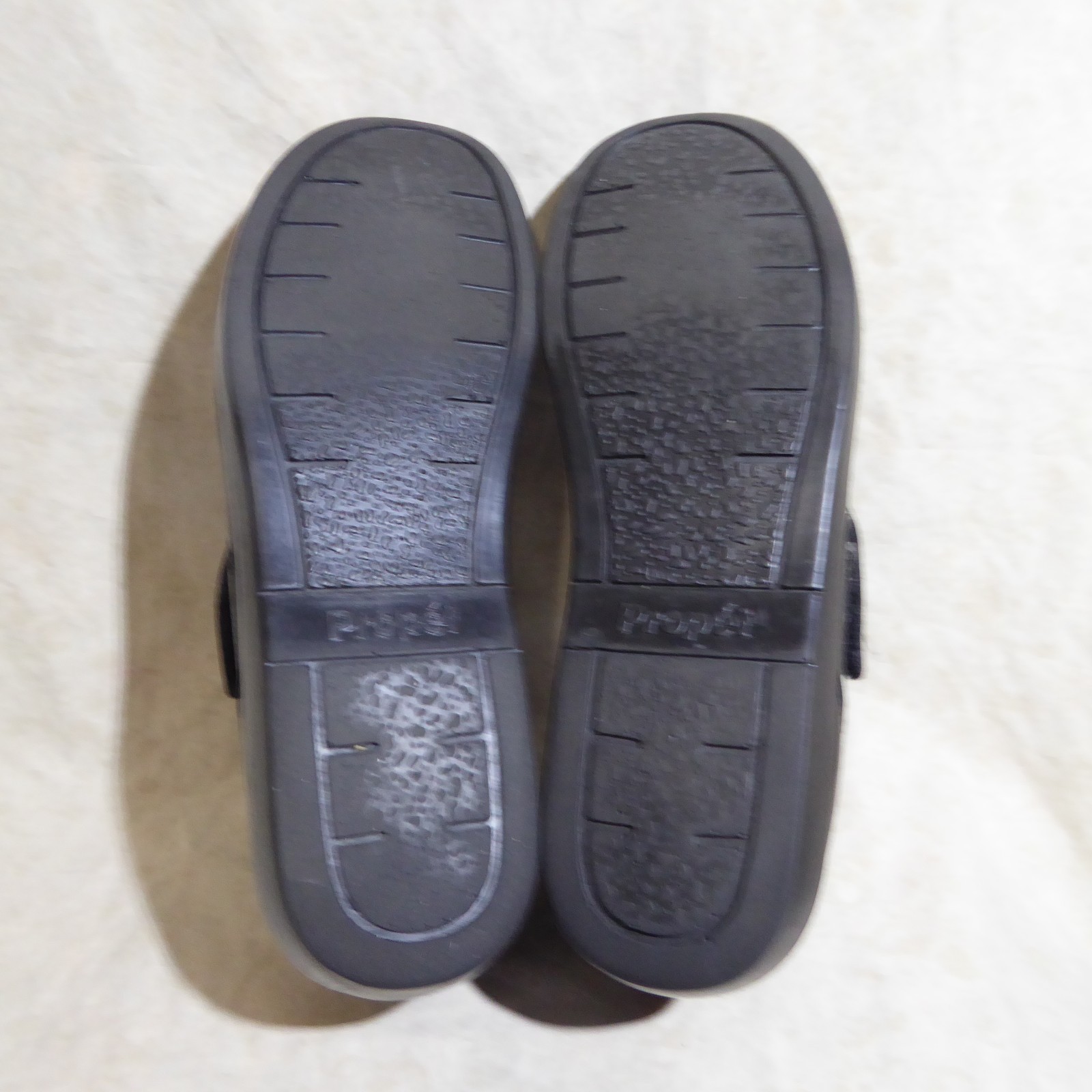 🩰 Propet Monk Strap Slip-On Comfort Loafers sz 9 M Rich Black Leather