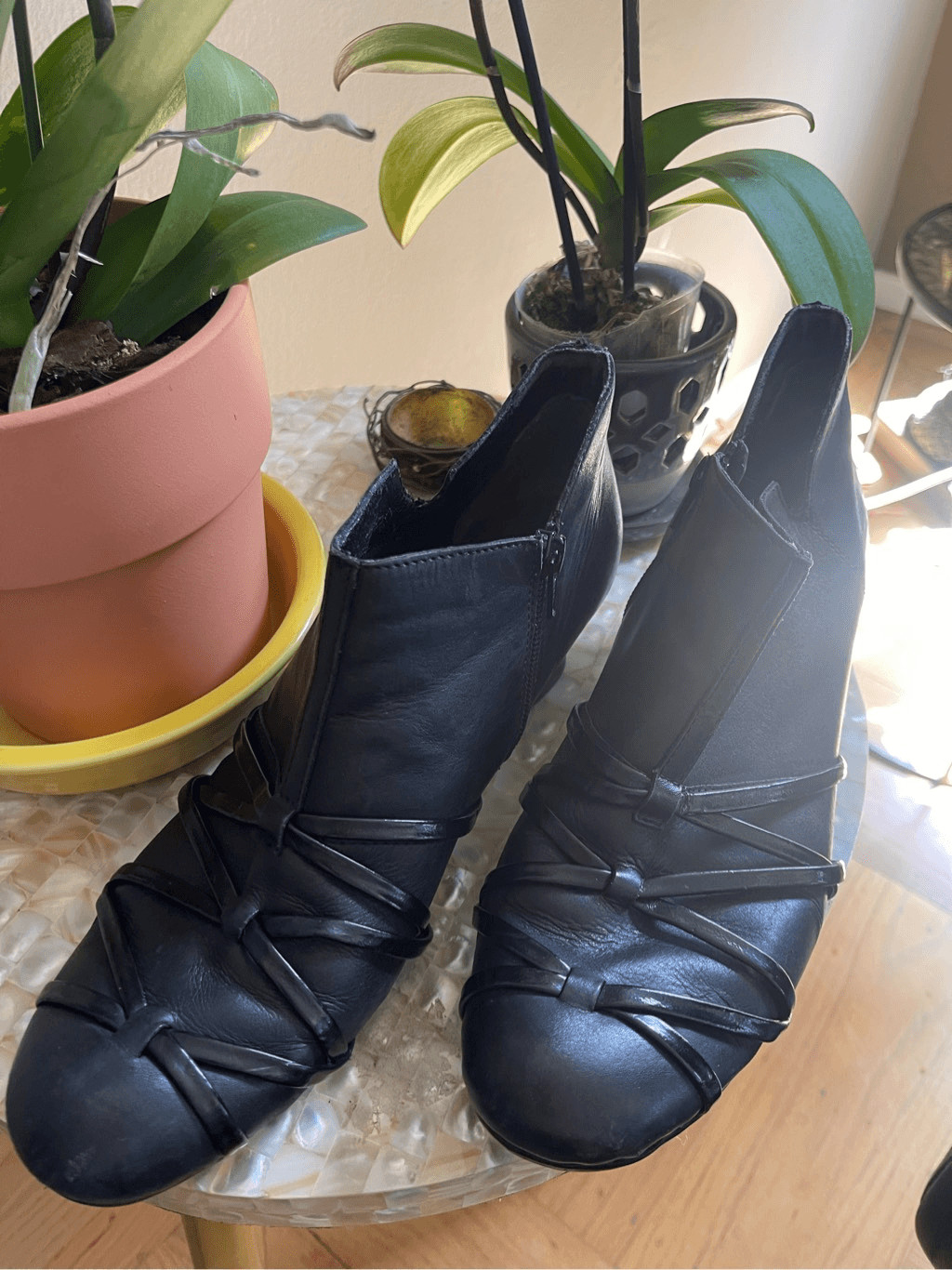 Rieker Leather Upper Mid (2-2.9 in) Heel Height Boots for Women Size 41 EU