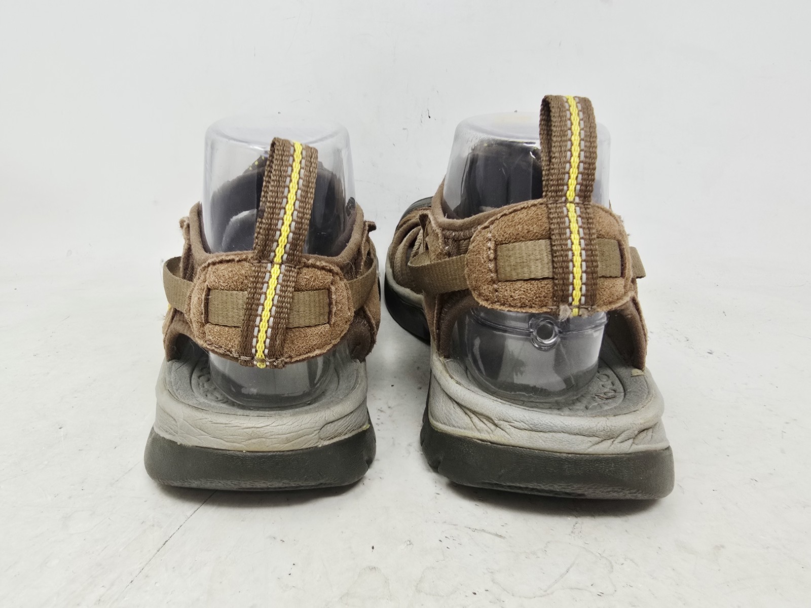 Keen Womens Whisper Brown Yellow Outdoor Sports Waterproof Sandals Size 10
