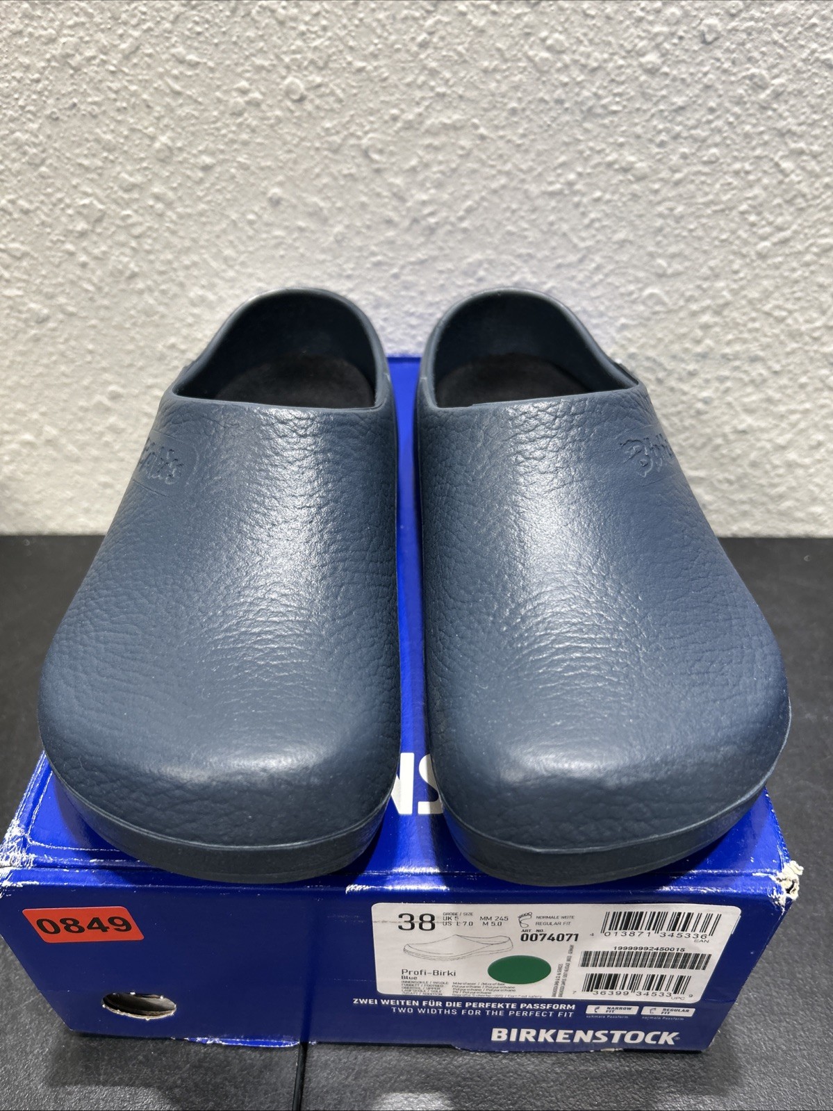Birkenstock Profi-Birki Color Blue EU 38 US W7 M5