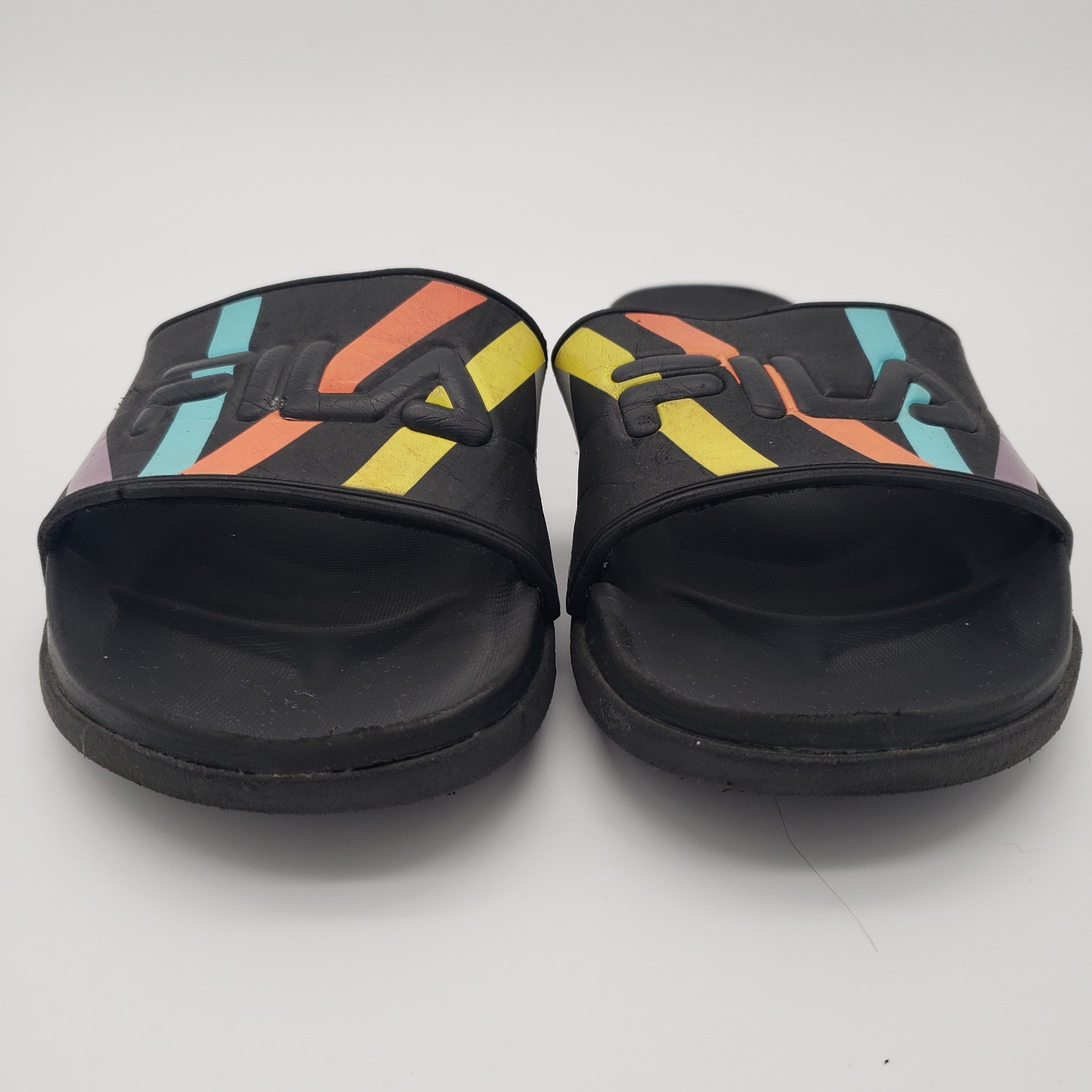 Fila Drifter Lux Stripe Slide Sandals Women’s Size 7