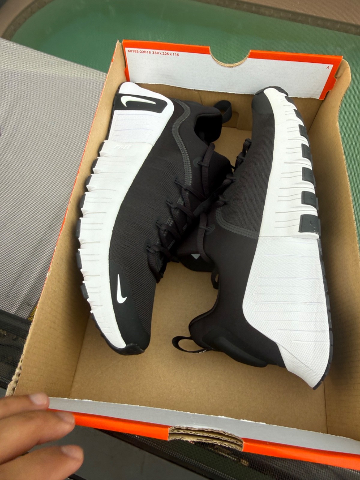 New Nike Free Metcon 6 Black Platinum Tint FJ7126-001 W Size 10