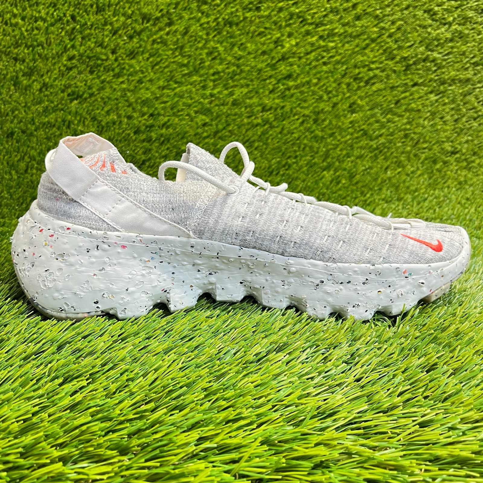 Nike Space Hippie 04 Womens Size 11.5 Gray White Walking Running Shoes Sneakers